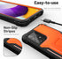 ExoGuard for Samsung Galaxy A52 Case, Rubber Shockproof Full-Body Cover Case Built-in Screen Protector and Kickstand Compatible with Samsung A52 5...