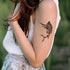 12 Sheets Temporary Tattoos for Men Adults, Maori Stingray Shark Whale Hippocampus Polynesian Tribal Hawaiian Fake Tattoo for Neck Arm Hands Leg...