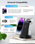 3 in 1 Charging Station for Apple Device, Wireless Charger for iPhone 15 14 13 12 11 Pro Max & Apple Watch iwacth - Charging Stand Dock for AirPod...