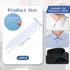 60PCS 2.2" Collar Stays for Men's Dress, Plastic White Collar Stays with Case, Waterproof Dress Shirt Collar Inserts Tabs, Reusable Shirt Collar I...