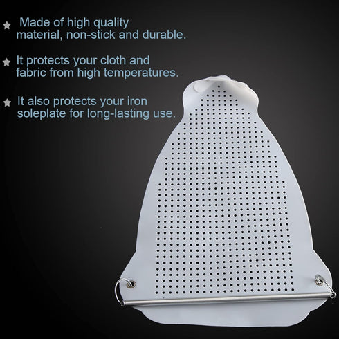 Cloth from High Temperature Super Slick Surface Iron Plate Cover Protector Ironing Shoe, Ironing, for Most Irons Iron Soleplate...