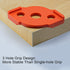 8 Radius Corners Router Jig Router Templates, High Hardness ABS+CNC Radius Routing Templates, Routing Rounded Corners Router Bit Templates for Woo...