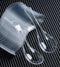 50 PCS Disposable Clear Plastic Spoons,Asian Soup Spoons,Chinese Spoons,tasting spoon,front dish spoon,Plastic Cutlery(Clear round bottom)...