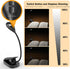 Book Lights for Reading in Bed, 12 LEDs Rechargeable Battery Clip Lamp with 3 Lighting Color, Stepless Dimming, Eye Protection, 80 Hours Runtime, ...