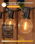 GLUROO G40 LED Replacement Light Bulbs, 1W Shatterproof Globe Bulbs for Outdoor String Lights Dimmable Eidison Bulb fits E12 C7 Screw Base, Equval...
