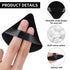 Sibba 6 Pieces Sponge Loose Powder Puff Foundation Concealer Face Makeup Make Up Triangle Sponges Velour Beauty Setting Artist Grip Liner Body Ski...