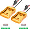 2 Packs Power Wheel Adapter for Dewalt 20V Battery Adapter Power Wheels Battery Converter Kit with Fuses & Wire Terminals, 12AWG Wire, Power Conne...