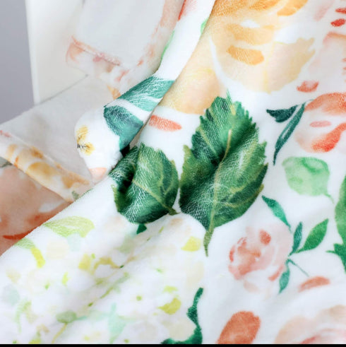 Sahaler Succulents Cactus Plush Fleece Throw & Receiving Baby Blankets for Boys and Girls,Fleece Plush Blanket for Nursery Crib, Stroller, Toddler...