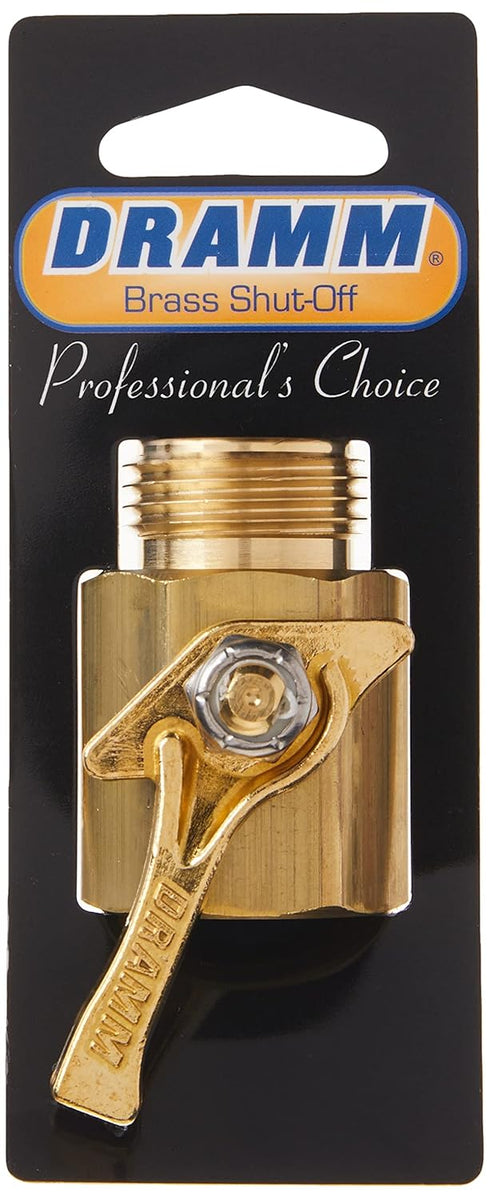 Dramm 12353 Heavy-Duty Brass Shut-Off Valve...