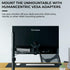 HumanCentric VESA Mount Adapter compatible with Viewsonic models VX2776-smhd, VX2476-smhd, VX2376-smhd, and VX2276-smhd...
