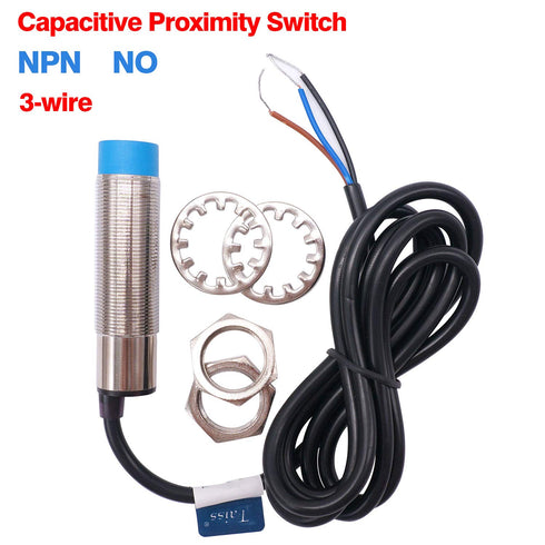 Taiss LJC18A3-H-Z/BX Proximity Switch 1-10mm Sensor Switch Capacitance Proximity Sensor Switch NPN NO?Normally open? DC 6-36V 300mA M18 3-wire...