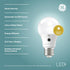 GE LED+ A19 Dusk to Dawn LED Light Bulb, Automatic On/Off Outdoor Security Light, Daylight (2 Pack)...