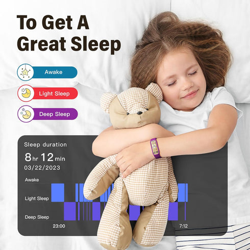 EURANS Kids Fitness Tracker Watch for Boys Girls Teens Ages 5-12, IP68 Waterproof Fitness Watch with Heart Rate & Sleep Tracking, Pedometer, Alarm...