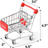Shindel Mini Shopping Cart, Shopping Store Mini Toys Supermarket Handcart Shopping Cart Model, Desk Storage Toys Holder, Party Doll House Store Co...