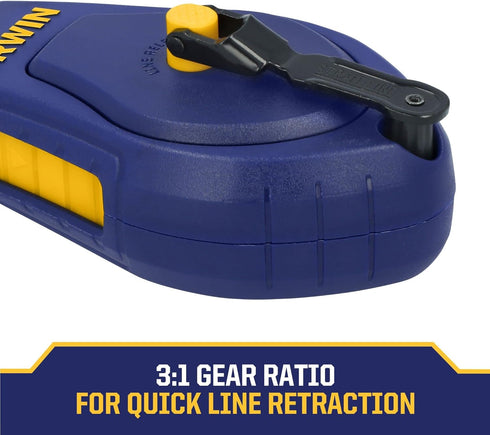 IRWIN Tools STRAIT-LINE COMPACT Chalk Reel, 30 ft. (IWHT48440)...