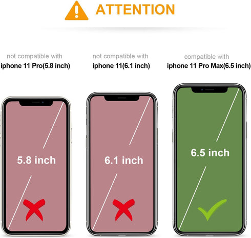 KIHUWEY Compatible with iPhone 11 Pro Max Case Wallet with Credit Card Holder, Premium Leather Magnetic Clasp Kickstand Heavy Duty Protective Cove...