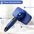 Self-Cleaning Slicker Brush Dog Grooming Brush Shedding and Grooming Tool for Pets Removes Loose Hair Cat Hair Brush for Shedding (Large, Blue)...