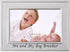 Lawrence Frames Big Brother Silver Plated 6x4 Picture Frame - Me And My Big Brother Design...
