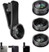 Phone Camera Lens, 198 Fisheye Lens + 120 Super Wide-Angle Lens + 20x Macro Lenses Camera Photography Accessories kit Gadgets for iPhone Samsung A...