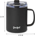 Goodful Travel Mug, Stainless Steel Insulated, Double Wall Vacuum Sealed Coffee Cup with Leak Proof Lid, 14 Ounce, Gray...
