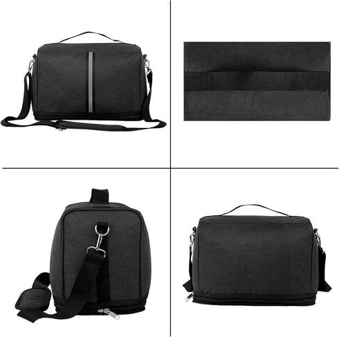 Toaster Portable Storage Bag Compatible with Most 2-slice Toasters, Toaster Portable Storage Bag with zipper for Most 2-slice Toasters and Extra A...