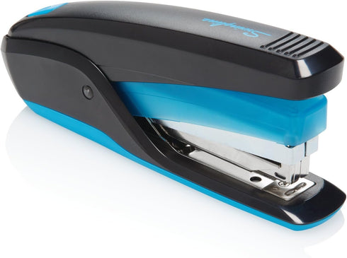 Swingline Stapler, Quick Touch Reduced Effort Stapling, Full Strip, 20 Sheets, Black/Blue (S7064506)...