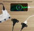 Guo USB Charging Extension Cable Male to Dual Female, USB 2.0 Charging Port 1 to 2 Panel Mount with Screw Hole, Used for Furniture/Mobile Phones/P...