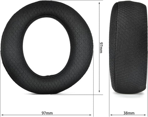Replacement Ear Pads Cover Compatible with PlayStation Pulse Elite Wireless Headset,Ear Pads Cushions with Noise Isolation Foam (Mesh Fabric)...