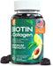 Biotin 10000mcg - Biotin Gummies for Hair Growth, Healthy Skin and Nails, Max Strength - Non-GMO and Gluten Free Biotin Vitamins - Biotin and Coll...