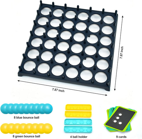 Bounce Ball Game, Jumping Ball Toys Kids, Family and Parents Play at-Home Table Game, Tabletop Game Toys for 4-6 Year Old Boys and Girls...
