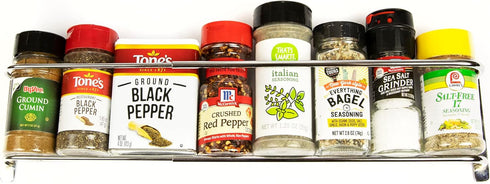 Nifty Solutions Spice Racks (Door/Wall Stainless Steel Spice Rack)...