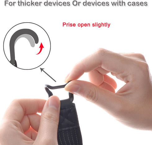 Universal Non-Slip Hand Strap Grip Holder for iPads and Tablets -Compatible with iPad Air 5 / Mini 6 / Pro 9.7 Inch - Samsung Galaxy Tab S8 - Fire...