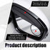 2 PCS Car Blind Spot Mirror, 2-in-1 Rearview Mirror Rain Eyebrow, Side Mirror Protection Shield, Self-adhesive Auxiliary Mirror, Universal for Mos...