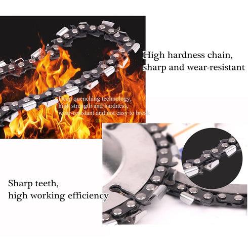 4-1/2" Angle Grinder Disc 13 Teeth Chain Plate Wood Carving Disc Cutting Blade for 7/8" Arbor Angle Grinder Woodworking Cutter Tool...