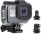 SOONSUN Waterproof Housing Case for GoPro Hero 8 Black, Built-in Dual Cold Shoe Slots and Includes 2 Clod Shoe Mount Adapters, 196 Ft Underwater P...