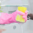 Sponges, Eco Non-Scratch Sponges Scrub Pads, Sponges for Cleaning Kitchen and Dish Cleaning,12 Scrubbing Sponges+ Draining Rack...
