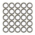 X AUTOHAUX 25pcs M14 Bronze Tone Car Engine Oil Drain Crush Flat Bonded Washer Gaskets...