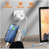 NewWay 65W 3 Port PD QC 3.0 USB-C Fast Charger (GaN Semic) Delivery Foldable, USB-C Wall Charger for USB C Laptops Smartphone Pad MacBook Compatib...
