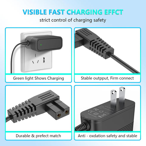 12.6V Charger for Aiper Robotic Pool Cleaner Replacement for Aiper Seagull SE 600 HJ1102 Robotic Pool Vacuum Cleaner Adapter Charger...