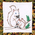 Jack Dempsey Needle Art Wilderness Animals Hand Embroidery, White...