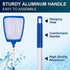 Hot Tub Skimmer Net Handheld, Professional Pool, Spa, Pound Skimmer Net with Aluminum Pole Handle, Deep Ultra Fine Mesh Netting Small Pool Skimmer...