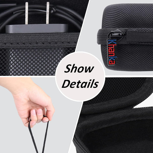 Khanka Hard Travel Case Replacement for Iseyyox/RTOPS/Hicober/UCOMX Nano 3 in 1 Wireless Charger,Magnetic Foldable Charging Station, Case Only...