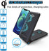 Kabcon Wireless Charger 3 in 1, 15W Foldable Fast Charging Station Compatible for Apple iWatch, AirPods,iPhone 13/13 Pro/12/12 Pro/11/11 Pro Max/X...