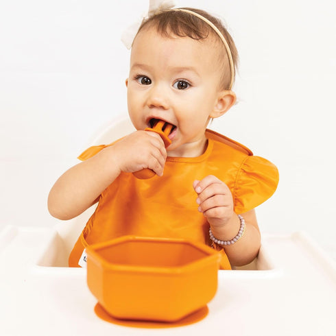 Tiny Twinkle Silicone Suction Bowl with Lid for Baby and Toddler - 100% Silicone - BPA Free - Microwave Safe - Suction Bowls For Baby, Snack Conta...