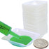 Weigh Boats Small - 125 Pack 7ml Plastic Disposable Trays for Scale, Square Weighing Dishes for Powder Weight, Crafts, Food Samples - Mini Pour Bo...