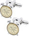 Cute Alarm Clock Cufflinks for Men In Gift Case Funny Wake-up Clock Silver Men's Cufflinks Set for Wedding Party Birthday Anniversary Dress...