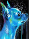 Zimal DIY 5D Diamond Painting Chihuahua Pet Dog Mosaic Puzzle Diamond Full Round Diamond Embroidery Cross Stitch Sticker 11.8 x 15.8 Inch...
