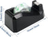 BOMEI PACK Tape Dispensers Desk, 1 Pack Black with 12Rolls Transparent Tape, 1 Inch Core, for Gift Wrapping, School, Office and Home...