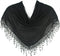 Triangle Scarf with Bobbin Lace Fringes for Women...