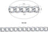LiQunSweet 5m (16.4 Ft) Stainless Steel Unfinished Curb Chains Unwelded with Spool for Women Men Necklace Bracelet Jewelry Making - 9x6mm...